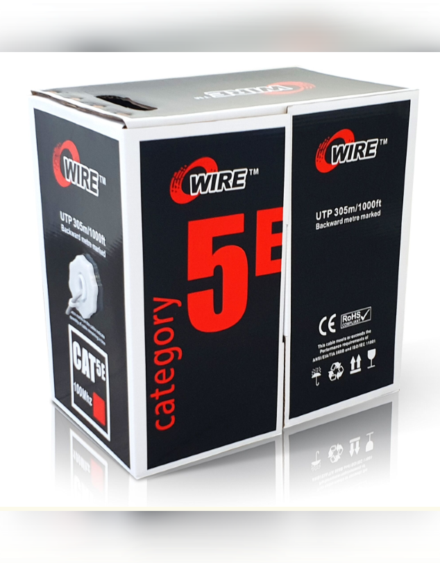 LAN KABEL  - OWIRE CAT5 UTP 24AWG INDOOR 305m